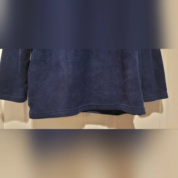 Vintage NFL for Her St. Louis Rams Navy Blue Long Sleeve Fleece Quarter 1/4 Zip - Picture 7 of 11